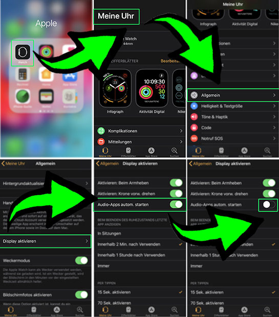 AppleWatch Musiksteuerung deaktivieren - Bild: SmartScout